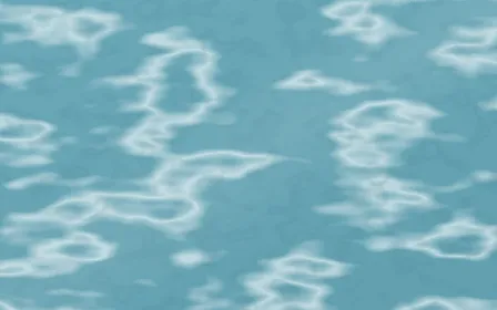 Larimar Sea Slab — colourful teal and white marble background