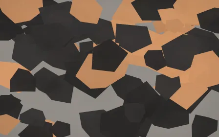 Basalt Ember Breccia — dark black, grey and orange marble background