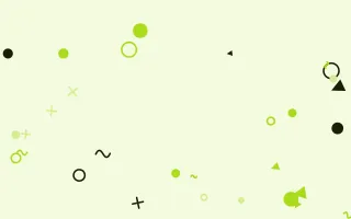 Acid Lime Party Shapes II — colourful green and black Memphis-style background, variation II