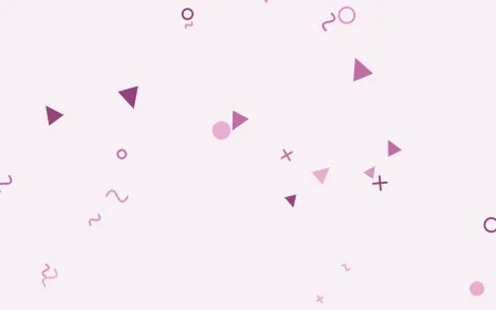 Berry Veil Party — light pink and white Memphis-style background