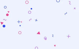 Pixoate Memphis II Pixoate Memphis II — colourful white, blue and purple Memphis-style background, variation II