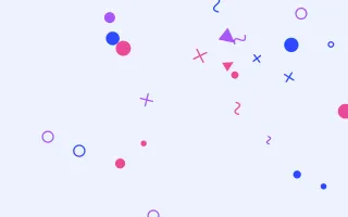 Pixoate Memphis III Pixoate Memphis III — colourful white, blue and purple Memphis-style background, variation III