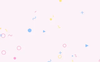 Candy Memphis — light white, pink and blue Memphis-style background