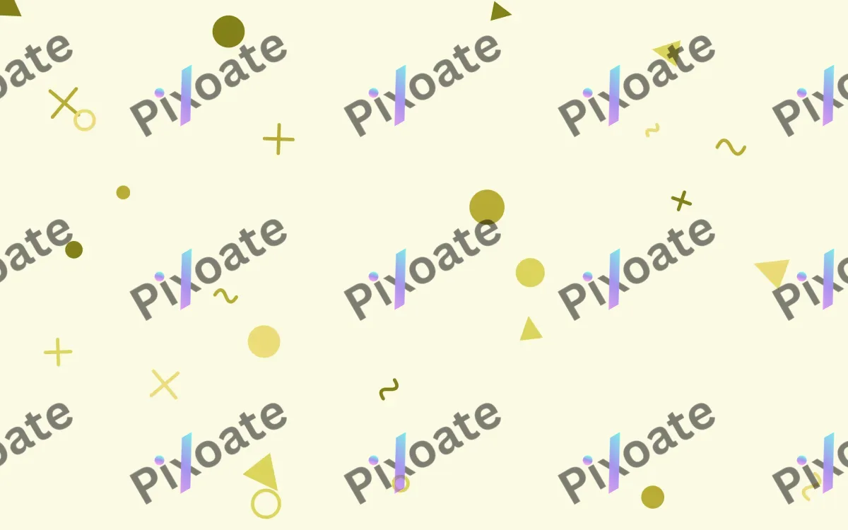 Citrine Party — light gold and beige Memphis-style background