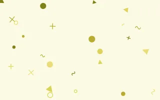 Citrine Party — light gold and beige Memphis-style background