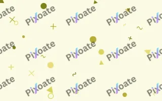 Citrine Party — light gold and beige Memphis-style background