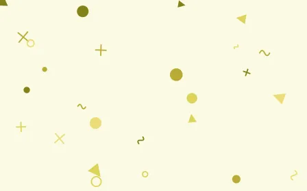 Citrine Party — light gold and beige Memphis-style background