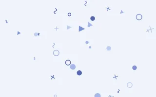 Frostbloom Jamboree — light blue and white Memphis-style background