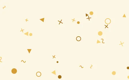 Honeywren Jamboree — light gold and beige Memphis-style background