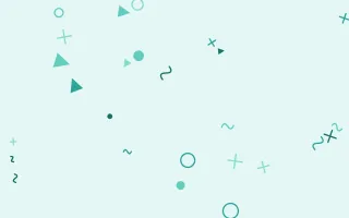 Lagoona Party — light teal Memphis-style background
