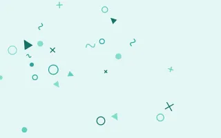 Lagoona Party III — light teal Memphis-style background, variation III