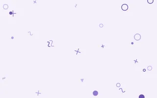 Lavandin Party III — light purple and white Memphis-style background, variation III