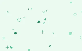 Mintaka Party — light green and white Memphis-style background