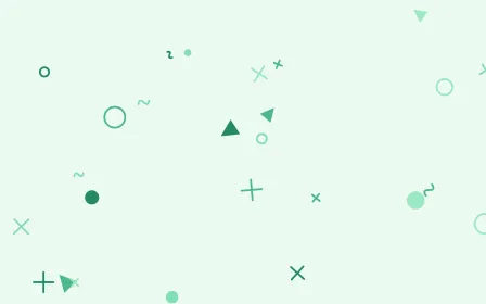 Mintaka Party — light green and white Memphis-style background