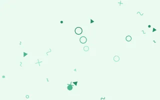 Mintaka Party III — light green and white Memphis-style background, variation III