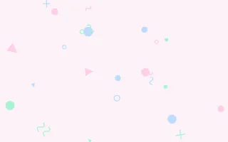 Pastel Dream Memphis — light white, blue and green Memphis-style background