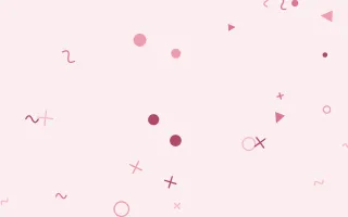 Rosea Party — light red, pink and white Memphis-style background