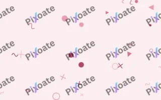 Rosea Party — light red, pink and white Memphis-style background