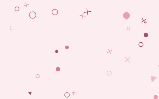 Rosea Party II — light red, pink and white Memphis-style background, variation II