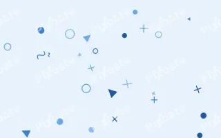 Skylark Party — colourful blue and white Memphis-style background