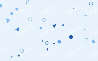 Skylark Party III — colourful blue and white Memphis-style background, variation III