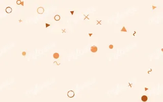 Tangelo Party — colourful orange and beige Memphis-style background