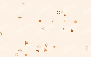 Tangelo Party II — colourful orange and beige Memphis-style background, variation II