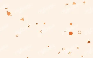 Tangelo Party III — colourful orange and beige Memphis-style background, variation III