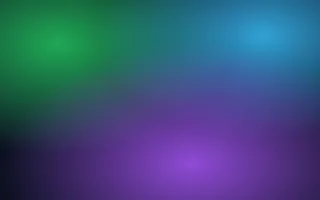 Aurora — dark black, green and blue mesh gradient background
