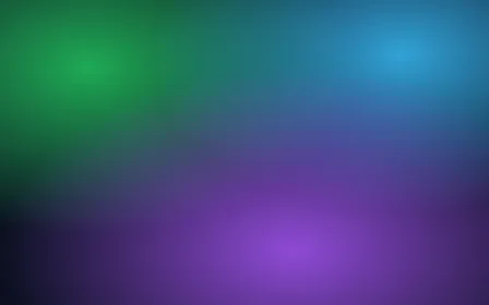Aurora — dark black, green and blue mesh gradient background