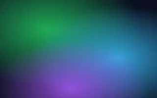 Aurora Bloom — dark black, green and blue mesh gradient background