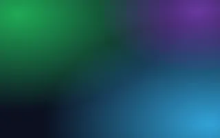 Aurora Drift — dark black, green and blue mesh gradient background