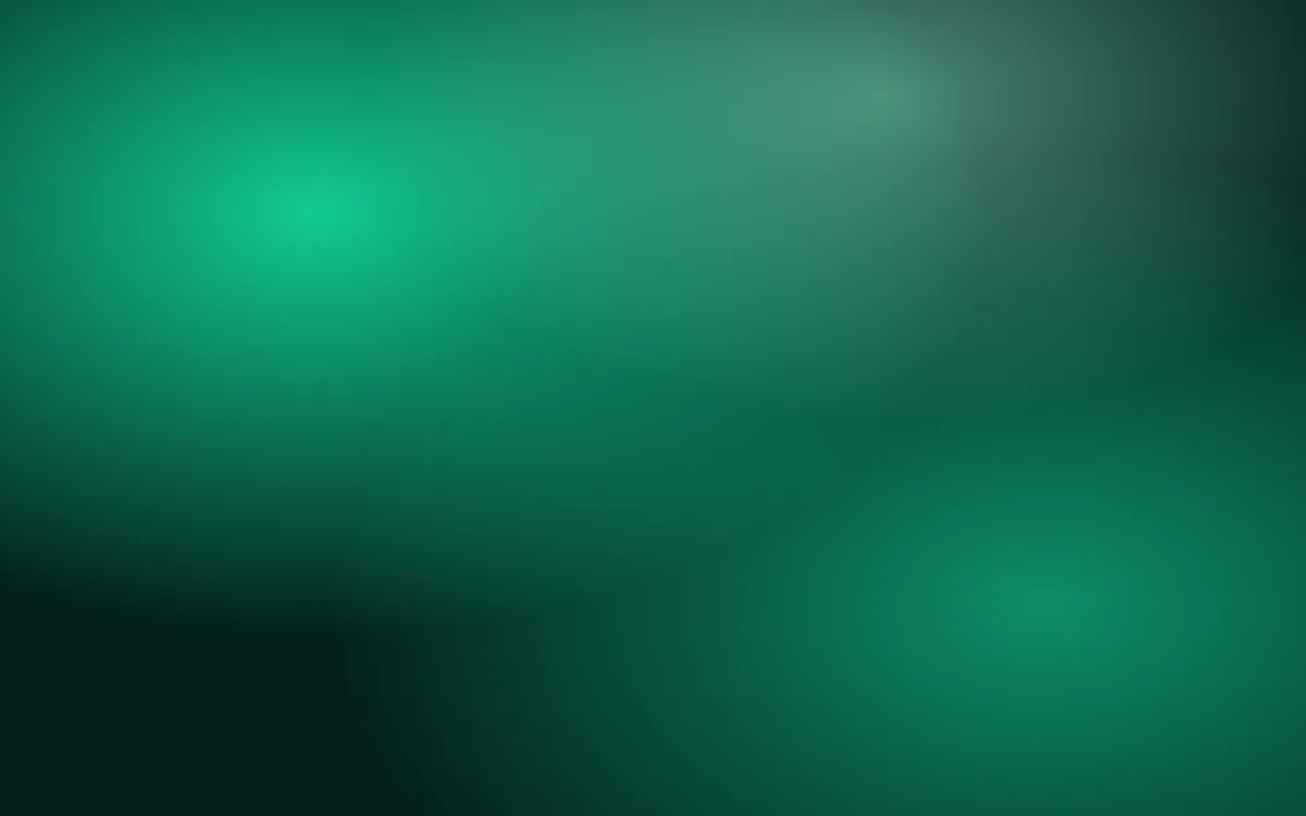 Cyber Mint Neon Bloom — dark black and green mesh gradient background