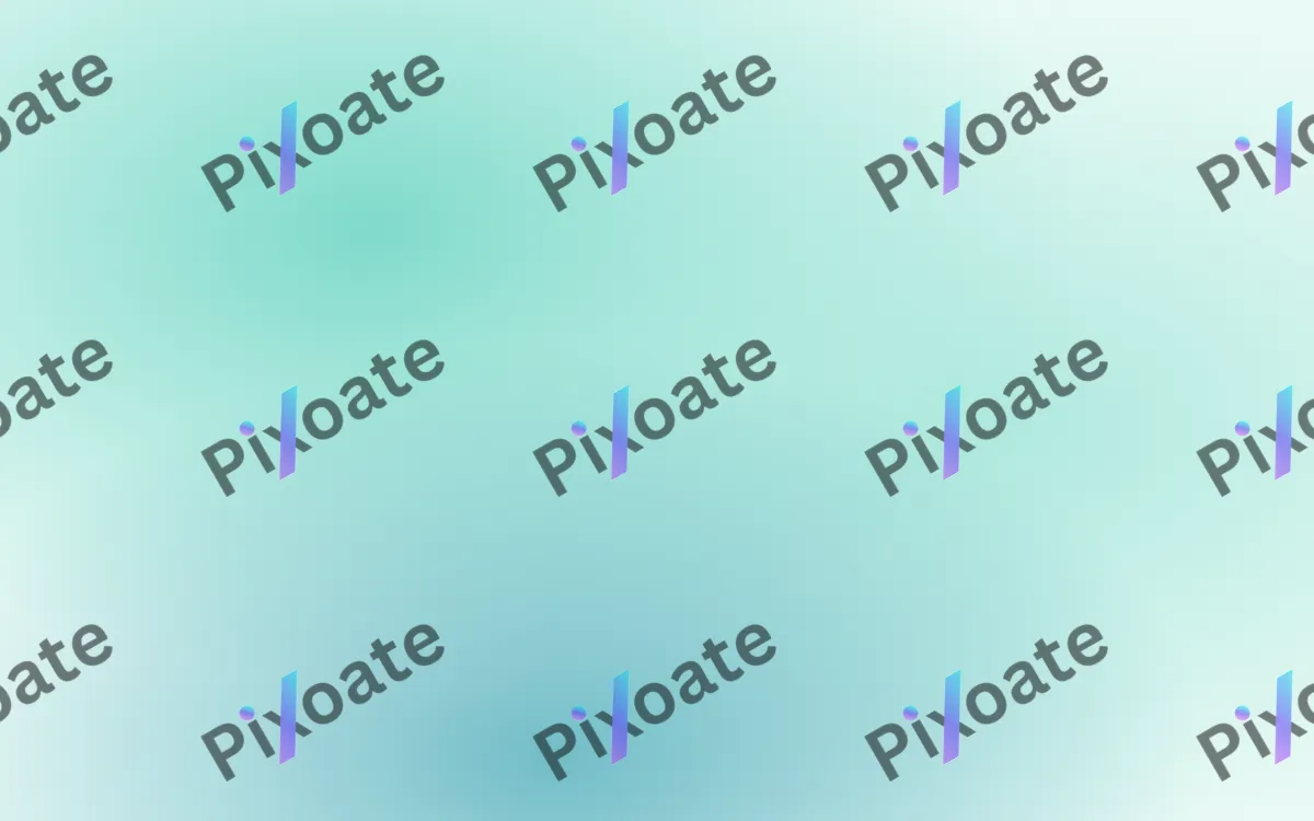 Lagoon Air Orbit — light white and teal mesh gradient background