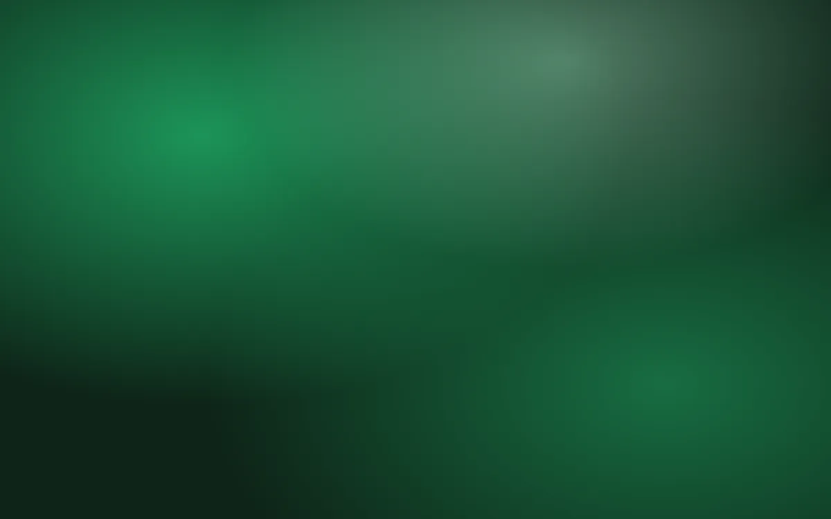 Monstera Ink Neon Bloom — dark black and green mesh gradient background