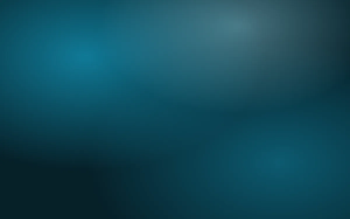 Peacock Bold Neon Bloom — dark black and teal mesh gradient background
