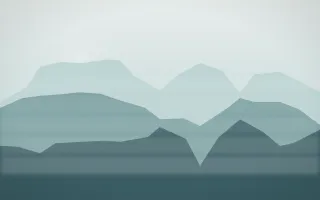 Coastal Mist Misty Outland — light white and teal misty landscape background