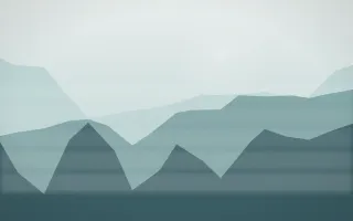 Coastal Mist Misty Outland III — light white and teal misty landscape background, variation III