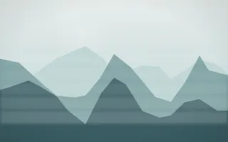 Coastal Mist Misty Outland VIII — light white and teal misty landscape background, variation VIII