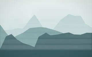 Coastal Mist Misty Outland XI — light white and teal misty landscape background, variation XI