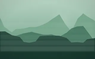 Emerald Mist Misty Outland IV — dark green misty landscape background, variation IV