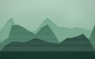 Emerald Mist Misty Outland XI — dark green misty landscape background, variation XI