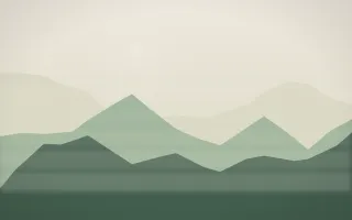First Light Misty Outland II — light beige and green misty landscape background, variation II