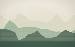 First Light Misty Outland V — light beige and green misty landscape background, variation V