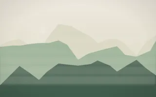 First Light Misty Outland XI — light beige and green misty landscape background, variation XI