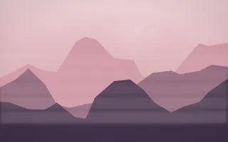 Rose Dusk Misty Outland IV — colourful red, pink and purple misty landscape background, variation IV
