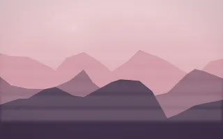 Rose Dusk Misty Outland IX — colourful red, pink and purple misty landscape background, variation IX