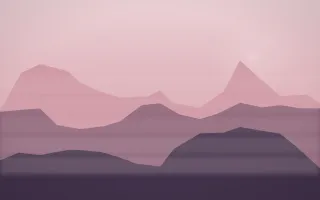 Rose Dusk Misty Outland V — colourful red, pink and purple misty landscape background, variation V