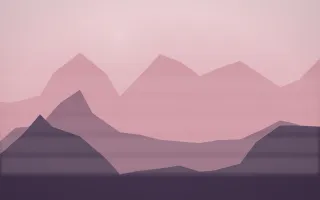 Rose Dusk Misty Outland VI — colourful red, pink and purple misty landscape background, variation VI
