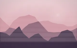 Rose Dusk Misty Outland VIII — colourful red, pink and purple misty landscape background, variation VIII